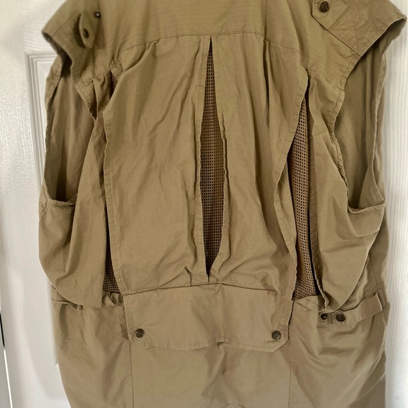 Humvee Adventure Gear Khaki 15+ Pocket Sport Vest Sz XXL - Picture 7 of 8